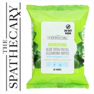 The Spathecary Nourishing Aloe Vera Cleansing Facial Wipes